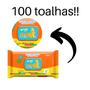 Imagem de Kit 6 Pacotes Toalha Umedecida Leve 100 Pague 80 Flip Top Espeial Natural Baby
