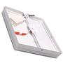 Imagem de Kit 6 Painel Plafon Quadrado Sobrepor 48w Borda Infinita 6500K