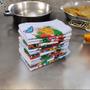 Imagem de Kit 6 panos de prato guardanapo para casa básico estampado