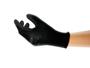 Imagem de Kit 6 Pares Luva Nylon Ansell Com Banho de Poliuretano Edge Ref. 48126 Preta CA 31492