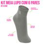 Imagem de Kit 6 Pares Meia Lupo Cano Médio 41-44 Cor Sortida Esporte