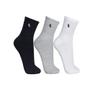 Imagem de Kit 6  Pares Meia Lupo Cano Médio  Masculina  Sport  3245 nf