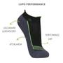 Imagem de Kit 6 Pares Meia Lupo Original Sport Dry Alta Performance Running