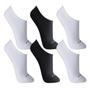 Imagem de Kit 6 Pares Meia Lupo Walk Sport Soquete Branco Preto