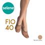 Imagem de Kit 6 pares meia selene fio 40 original invisivel soquete