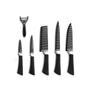 Kit 6 Pcs Facas Inox Afiadíssima - King Imagem de Kit 6 Pcs Facas Inox Afiadíssima