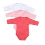 Imagem de Kit 6 Peças Body Bebê e Calça Mijão Manga Longa DCP Kids Liso Algodão Feminino