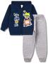 Imagem de Kit 6 Peças Conjunto de Moletom Infantil Masculino Roupa Inverno Menino - 3 Jaquetas e 3 Calças