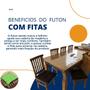 Imagem de Kit 6 Peças Futton 40x40cm Macio Diversas Cores Futon Para Cadeira Banquetas Pallets Almofadas Sofas Decoração