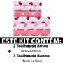 Imagem de Kit 6 peças Toalha Banho + Rosto Infantil Estampada100% Algodão Felpuda Prisma - Dohler - Emcompre