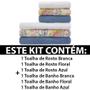 Imagem de Kit 6 peças Toalha Banho + Rosto Infantil Estampada100% Algodão Felpuda Prisma - Dohler - Emcompre