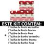 Imagem de Kit 6 peças Toalha Banho + Rosto Infantil Estampada100% Algodão Felpuda Prisma - Dohler - Emcompre