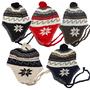 Imagem de Kit 6 Peças Touca Gorro Adulto Unissex Chaves Proteção Frio Orelha Inverno Quentinha