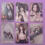 Imagem de Kit 6 Photocards Red Velvet Brithday Reve Festival Colecionáveis Foto Idol Kpop 8x5cm