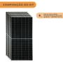 Imagem de Kit 6 Placa Solar QnSolar 555W Monocristalino - QNM182-HS-72