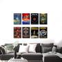 Imagem de Kit 6 Placas Decorativas Rock