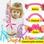 Imagem de kit 6 pop it girafa girafinha brinquedo infantil lembrancinha sensorial estica todo pop tubo