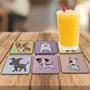 Imagem de Kit 6 Porta Copos Criativos Cachorros Kawaii