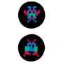 Imagem de Kit 6 Porta Copos Monstros Invaders Pixels Oficial Geek Vip