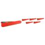 Imagem de Kit 6 Porta Escova Dental Fibra Madeira Vermelho