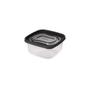 Imagem de Kit 6 Pote de Alimentos Quadrado Com Tampa 1,1L Transparente