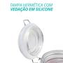 Imagem de Kit 6 Pote de Vidro 750mL Aramado - 16012 - Inga