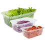 Imagem de Kit 6 Pote Organizador de Alimentos 1500ml Frutas Legumes Marmita Refeição