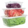 Imagem de Kit 6 Pote Organizador de Alimentos 1500ml Frutas Legumes Marmita Refeição