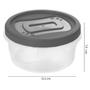 Imagem de Kit 6 Pote Redondo Multiuso Com Tampa Rosca 900 ML