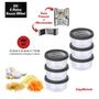 Imagem de Kit 6 Pote Redondo Multiuso Com Tampa Rosca 900 ML