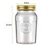 Imagem de Kit 6 Pote Vidro Americano Vintage Transparente Tampa 1500ml