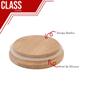 Imagem de Kit 6 Potes Borossilicato Hermético Tampa Bambu 800ml Class