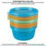 Imagem de Kit 6 Potes de Armazenamento 250ml Para Leite Materno e Papinha Livre de BPA Buba