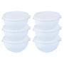 Imagem de Kit 6 Potes Médio Redondo C/ Tampa Biovita Multiuso 1000ml Design Funcional Prático  Resistente