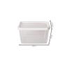 Imagem de Kit 6 Potes Para Alimentos Retangular 20x13,5x12 Cm 2.400 ML
