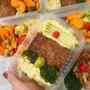 Imagem de Kit 6 Potes Retangular C/ Tampa 1000ml com 24 Unidades Prafesta