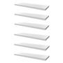 Imagem de Kit 6 Prateleiras 50X25 Flutuantes Mdf 15Mm Branco Decoração