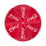 Imagem de Kit 6 Pratos Pizza Coca Cola De Melamina 22cm - Vermelho