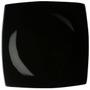 Imagem de Kit 6 Pratos Rasos Sobremesa de Porcelana Oriental Preto 21cm Germer Quadrado Sushi