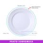 Imagem de Kit 6 Pratos Sobremesa Restaurante Cilíndrica Porcelana Schmidt