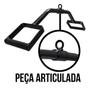 Imagem de Kit 6 Puxadores Barra Pulley Cross Over Academia