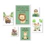 Imagem de Kit 6 Quadros Quarto Infantil Safari - Sonhe Alto