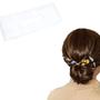 Imagem de Kit 6 Rabicó faixa de cabelo estampada prática para coque feminino alta durabilidade