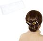 Imagem de Kit 6 rabicó faixa de cabelo estampada prática para coque moderna