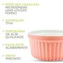 Imagem de Kit 6 Ramekins Rosa 77ml Porcelana Confeitaria Doceria