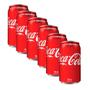 Imagem de Kit 6 Refrigerante Coca Cola Lata 350ml cada