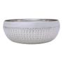 Imagem de Kit 6 Saladeiras Tigela Bowl Inox Martelado 18 E 25Cm