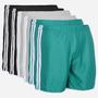 Imagem de Kit 6 Shorts Futebol Masculino Plus Size Cós Elástico Faixa