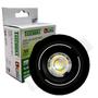 Imagem de Kit 6 Spot Led Redondo Preto Embutir 3w Branco Neutro 4000K
