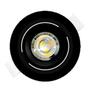 Imagem de Kit 6 Spot Led Redondo Preto Embutir 3w Branco Neutro 4000K